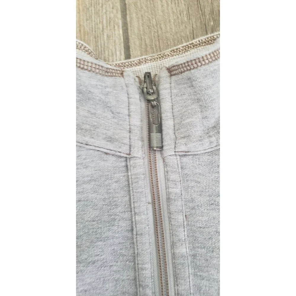 Tommy Bahama Jean 1/4 Zip Sweater Men Large Reversible Neutral Tone Long Sleeve - Picture 11 of 12